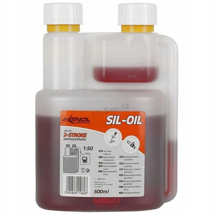 AXENOL BENZÍNOVÝ OLEJ DO KŘOVINOŘEZŮ DO SMĚSI 500 ML