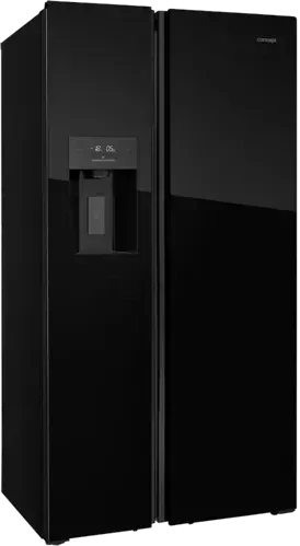 CONCEPT americká lednice s výrobníkem ledu LA7691bc BLACK