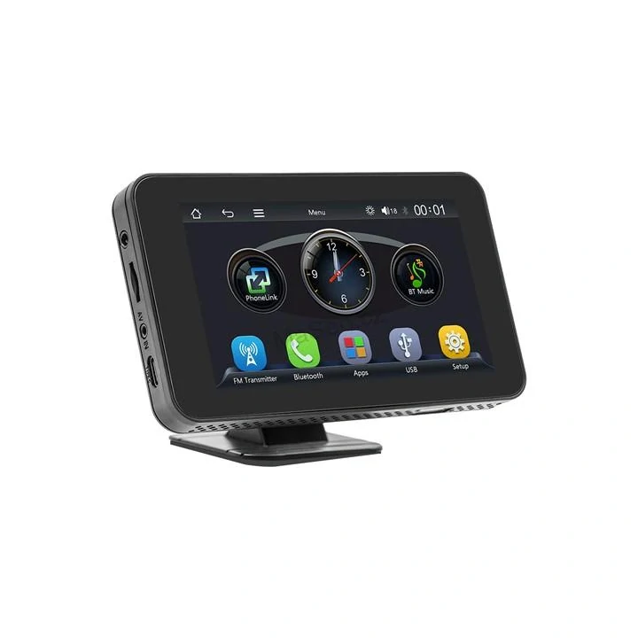 Monitor 4,7" s Apple CarPlay, Android auto, Bluetooth, USB/micro SD, kamerový vstup