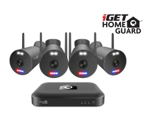 iGET HOMEGUARD HGNVK109104 - Wireless 3K NVR CCTV 10CH + 4x kamera IP66