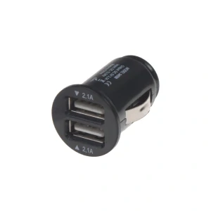 Autoadaptér mini 2 x USB 12/24V, max 2.1A