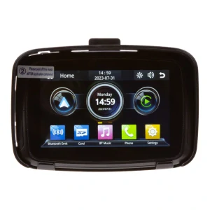 Monitor 5" (ds-501cam) na motocykl s Apple CarPlay, Android auto, Bluetooth, mini USB, micro SD