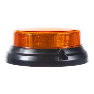LED maják, 12-24V, 32x0,5W oranžový, magnet, ECE R65 R10
