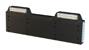 4x PREDATOR 6x4W LED pod SPZ, 12-24V, oranžový, ECE R65
