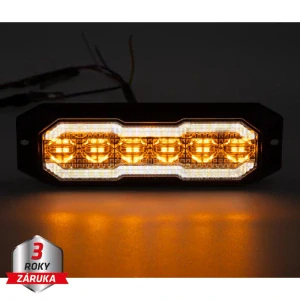 PROFI výstražné/poziční LED světlo, oranžové + bílé, 12-24V, ECE R65