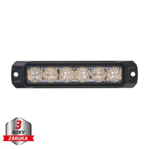 PROFI výstražné LED světlo vnější CH-060a, oranžové, 12-24V, ECE R65