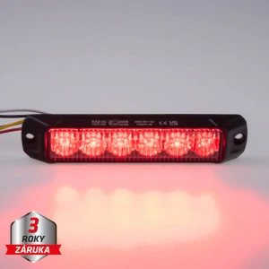 PROFI výstražné LED světlo vnější, červené, 12-24V, ECE R65