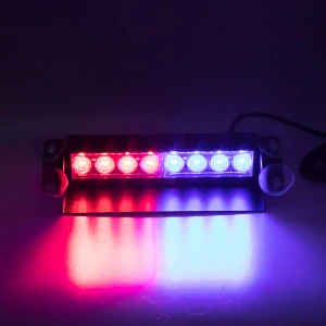 PREDATOR LED vnitřní, 8x3W, 12-24V, červeno-modrý, 233mm
