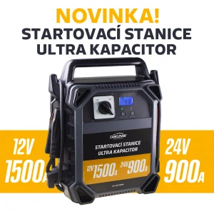 PROFI Startovací zdroj (JumpStarter / kapacitor) 12V/1500A, 24V/900A