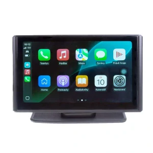 Monitor 7" s Apple CarPlay, Android auto, Bluetooth, micro SD, kamerový vstup, magnetický držák