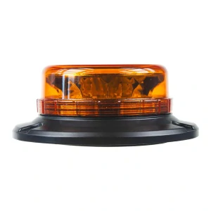 LED maják (wl140s), 12-24V, 12x3W oranžový, magnet, ECE R65