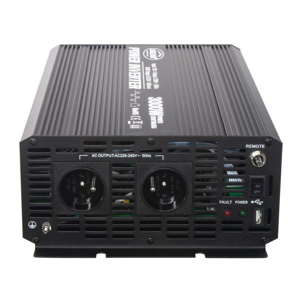 Měnič napětí z 24/230V + USB, 3000W