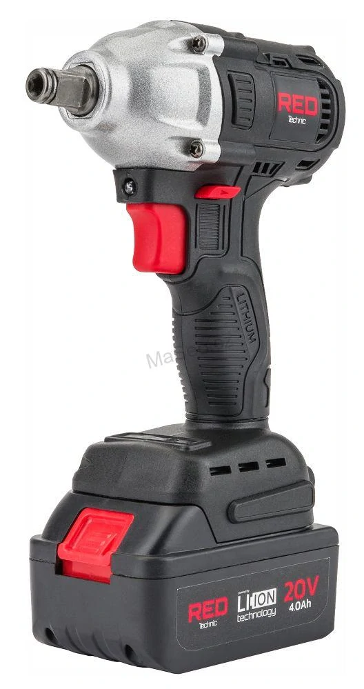 AKUMULÁTOROVÝ Rázový utahovák 20V 4Ah 380Nm RED TECHNIC RTAKU0026