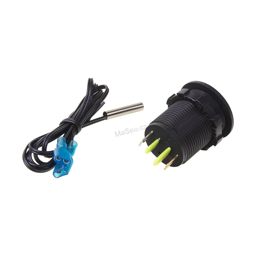 Digitální teploměr 12/24V červený
