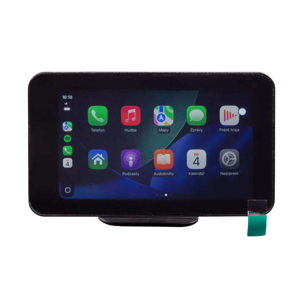 Monitor 4,7" s Apple CarPlay, Android auto, Bluetooth, USB/micro SD, kamerový vstup