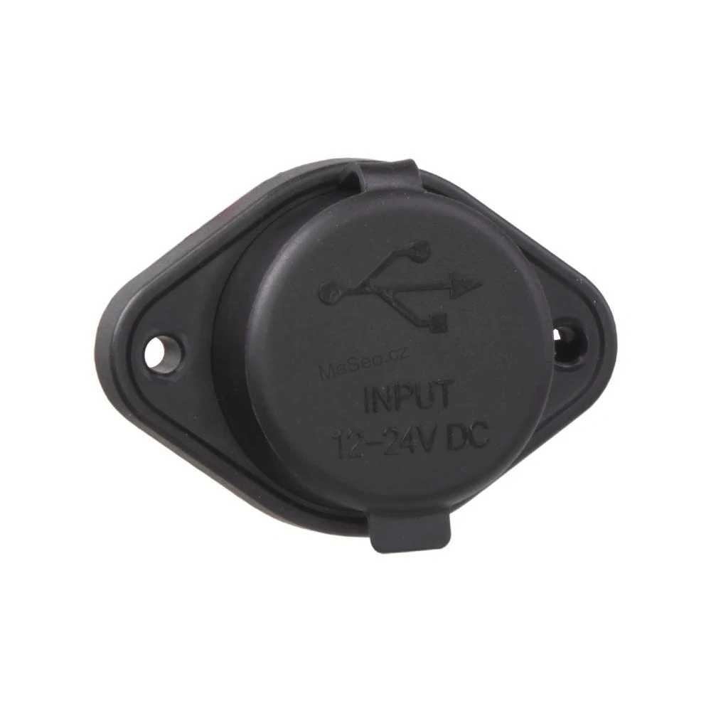 USB QC4.0 + USB-C zásuvka 12/24V, montáž na povrch