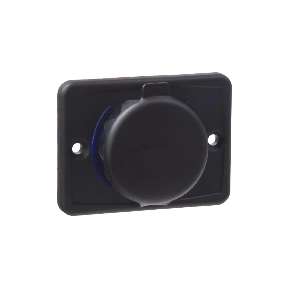 USB QC3.0 + USB-C zásuvka 12/24V, montáž na povrch s krytkou