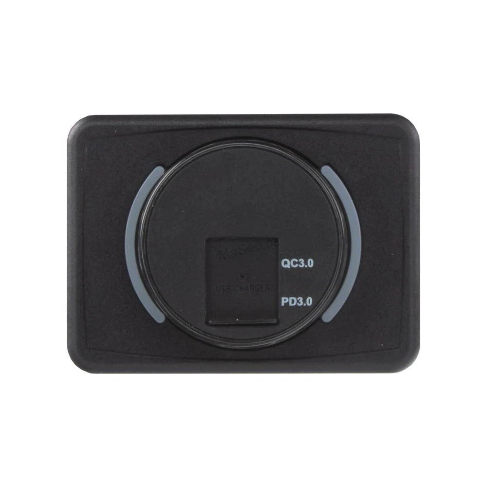 USB QC3.0 + USB-C zásuvka 12/24V, montáž na povrch