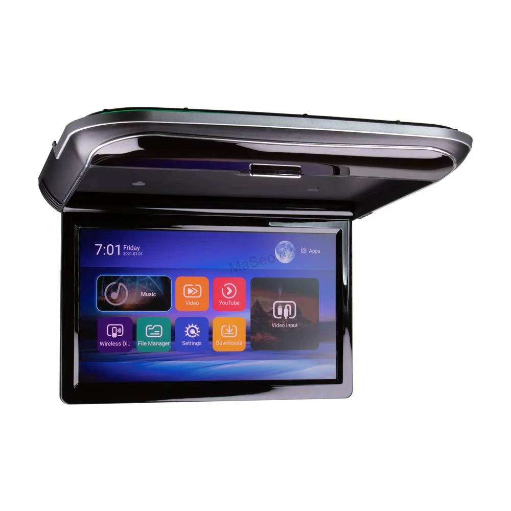 Stropní LCD monitor 11,6" s OS. Android USB/HDMI/IR/FM, dálkové ovládání se snímačem pohybu