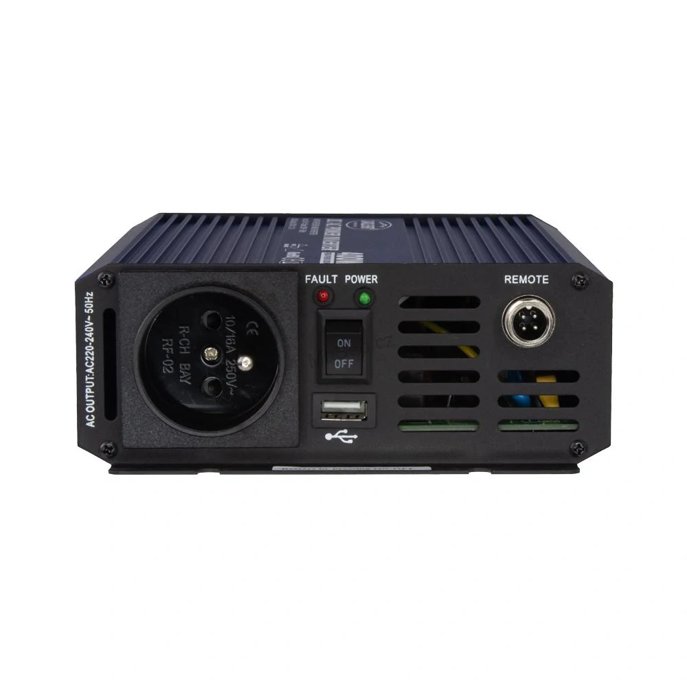Sinusový měnič napětí z 12/230V + USB, 400W