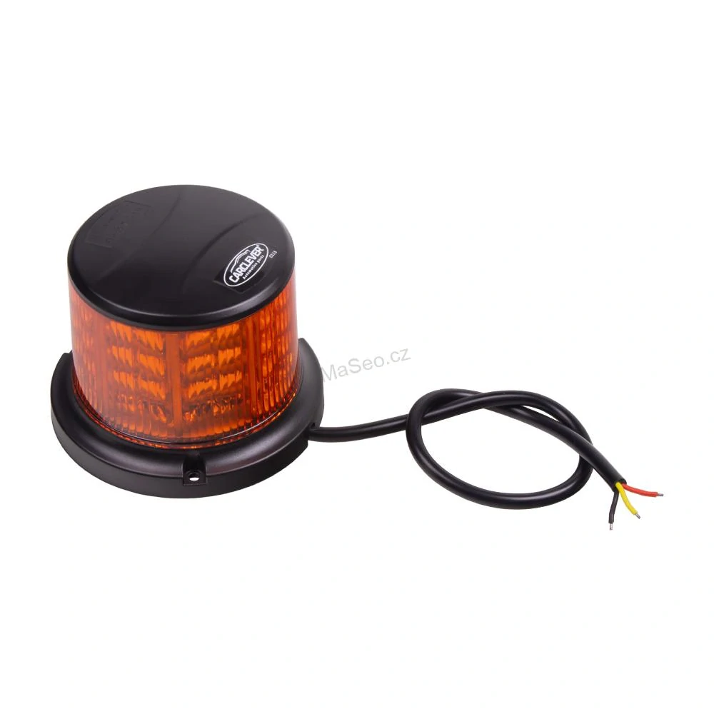 LED maják, 12-24V, 64x0,5W, oranžový wl321fix, pevná montáž, ECE R65 R10