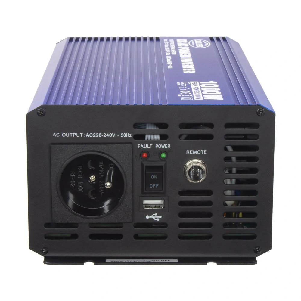 Sinusový měnič napětí z 12/230V + USB, 1000W