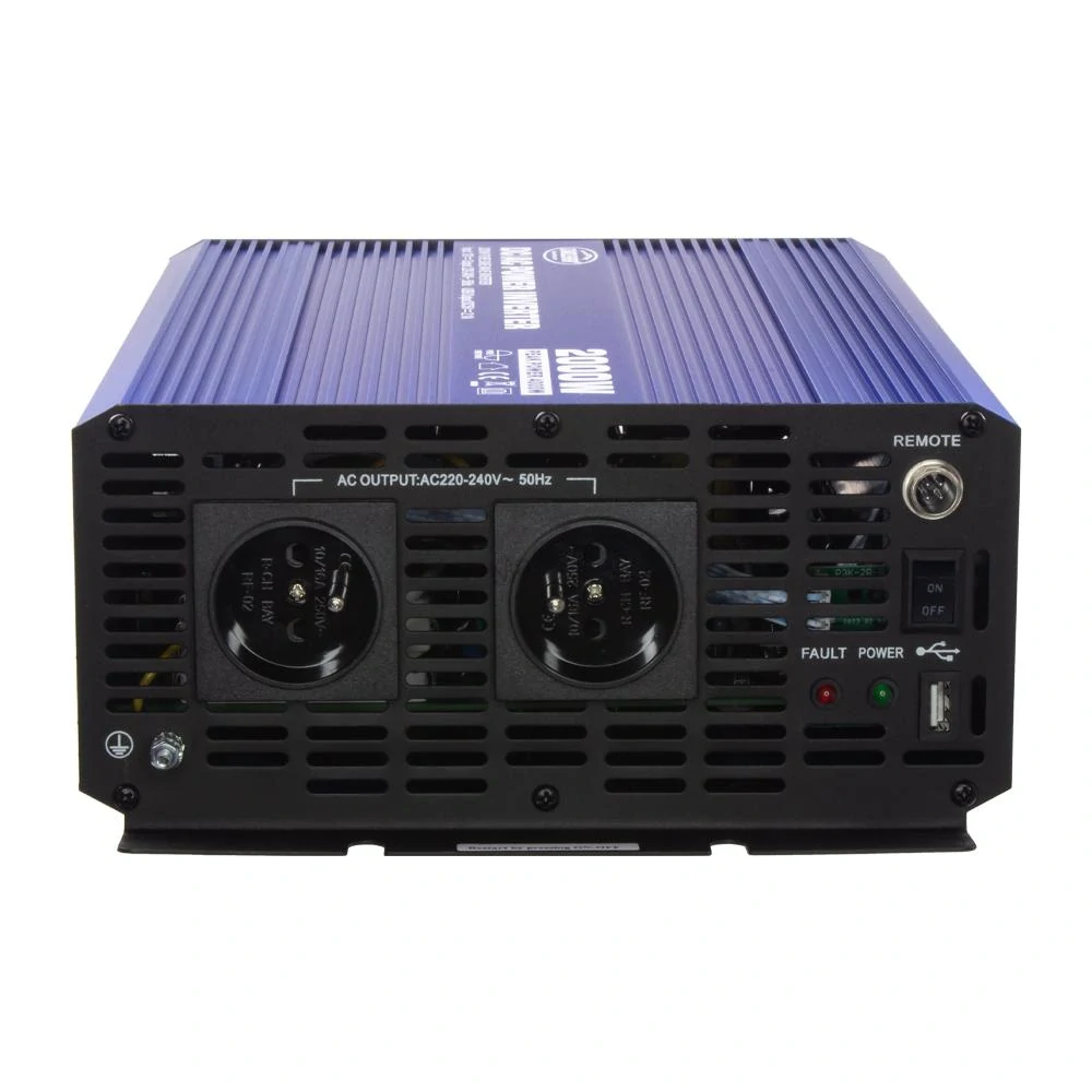 Sinusový měnič napětí z 12/230V + USB, 2000W