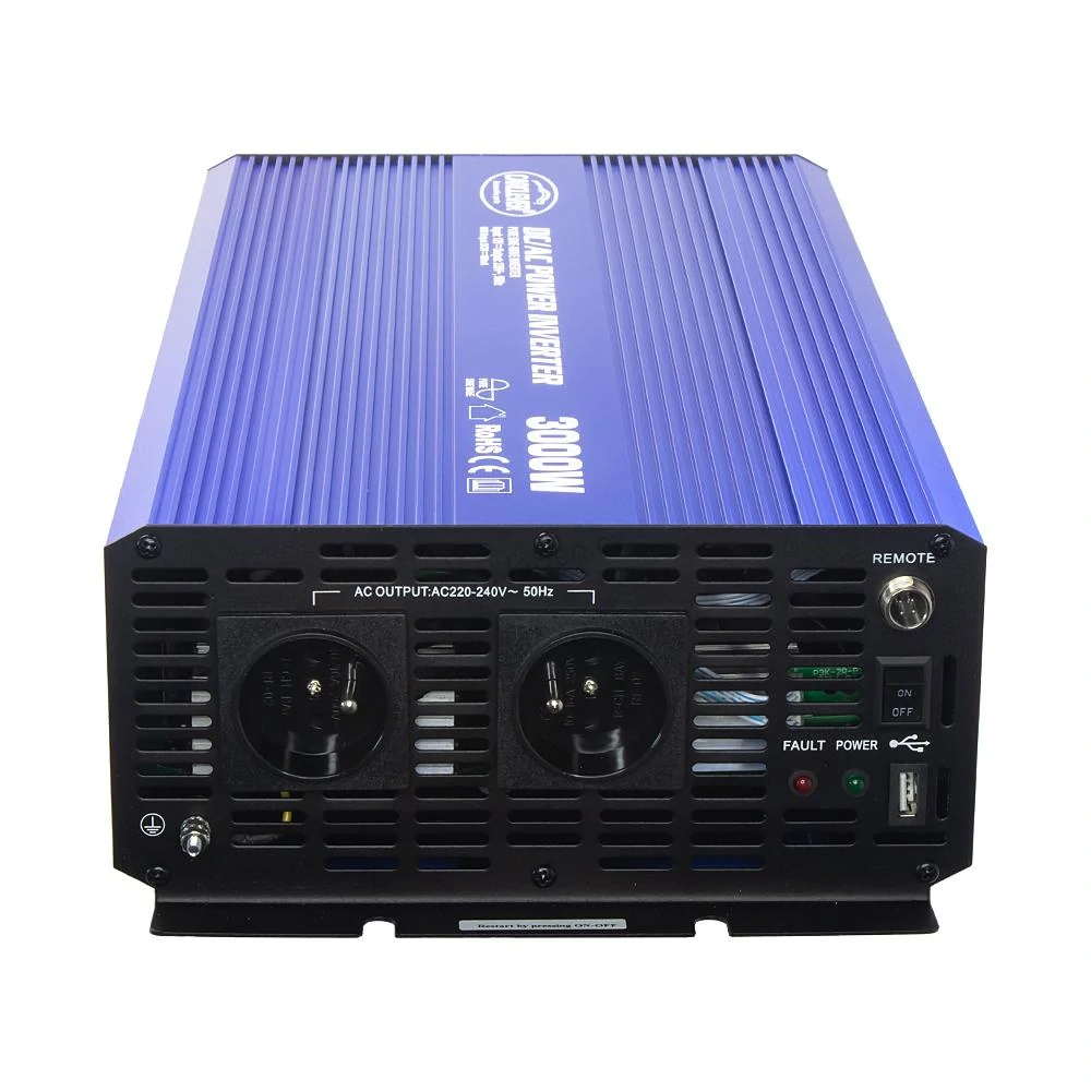 Sinusový měnič napětí z 24/230V + USB, 3000W