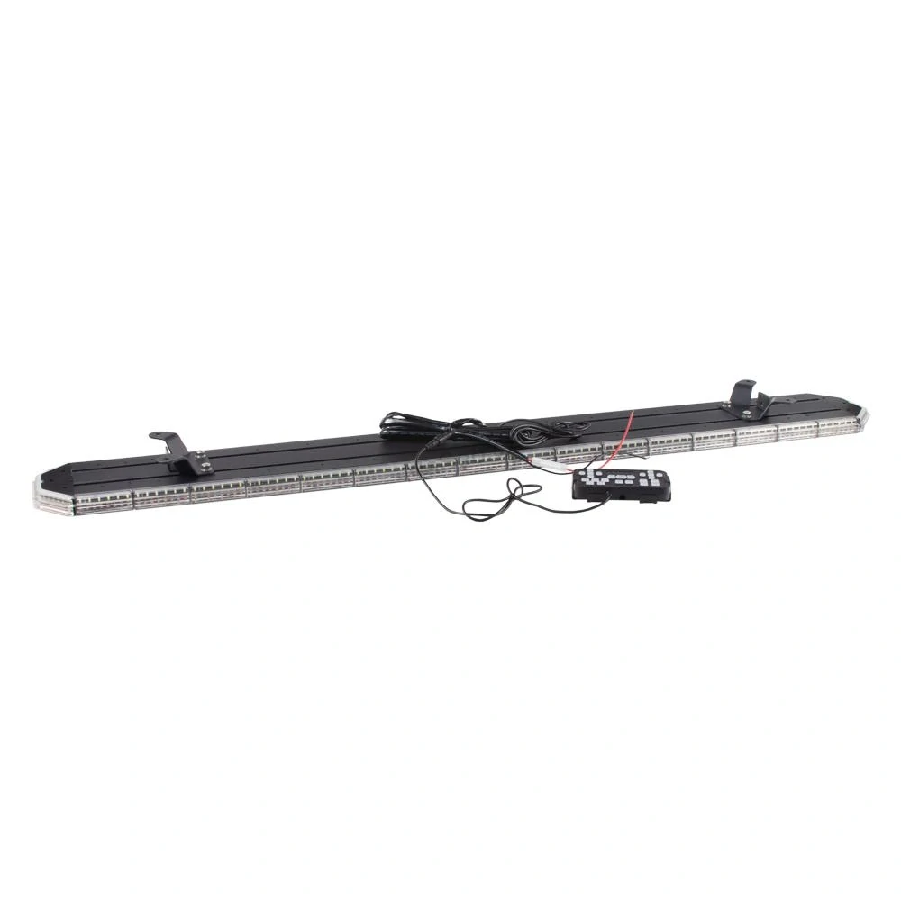 LED rampa 1400mm, oranžovo červeno/modrá+bílá, 10-30V, ECE R65