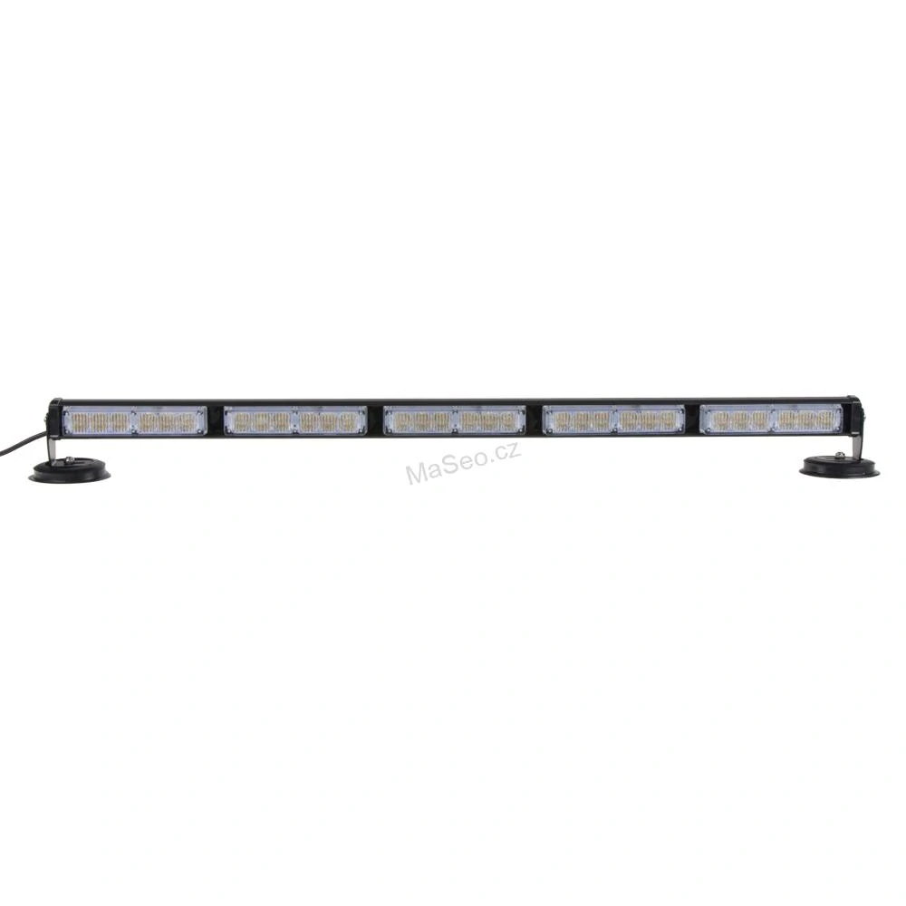 LED světelná alej, 20x LED 3W, oranžová 580mm, ECE R10