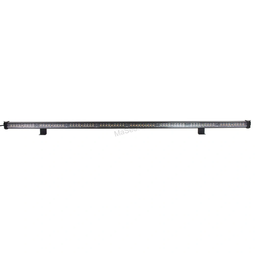 LED alej voděodolná (IP67) 12-24V, 72x LED 1W, oranžová 1204mm, ECE R65