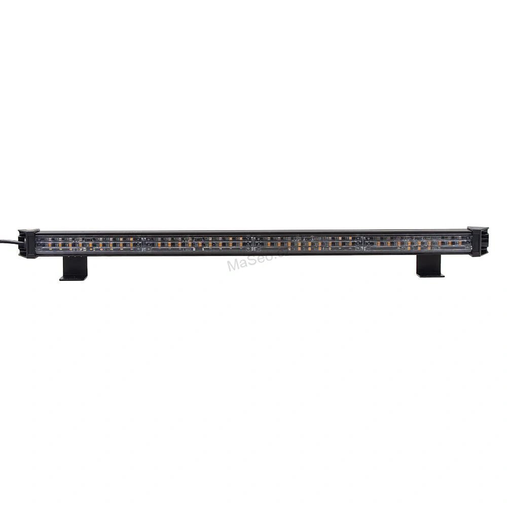 LED alej voděodolná (IP67) 12-24V, 36x LED 1W, oranžová 628mm, ECE R65