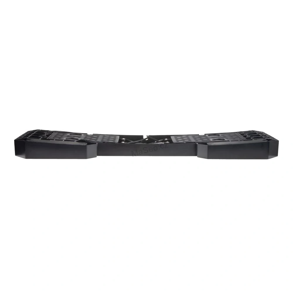 4x PREDATOR 6x4W LED pod SPZ, 12-24V, prohnutové, oranžové, ECE R65