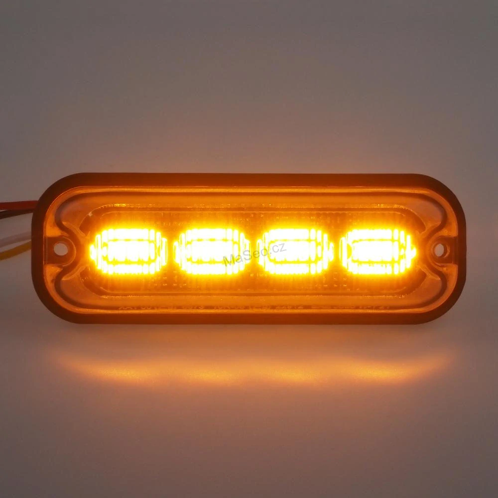 PREDATOR 4x4W LED, 12-24V, oranžový, ECE R65