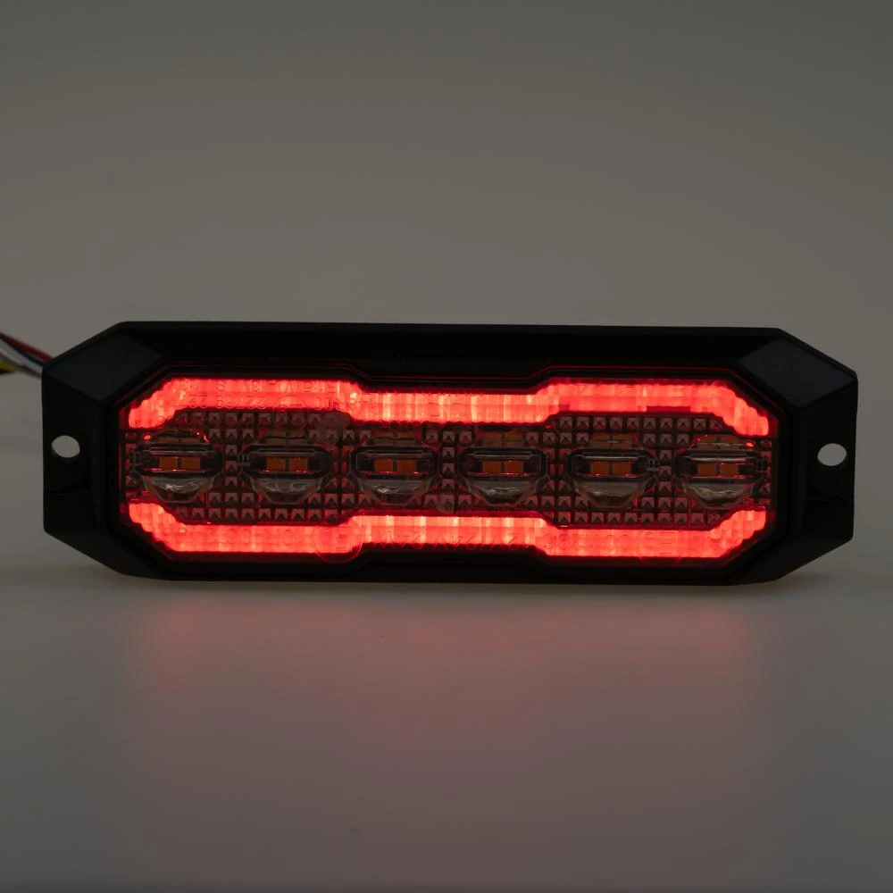 PROFI výstražné/zadní LED světlo, oranžové + červené, 12-24V, ECE R65