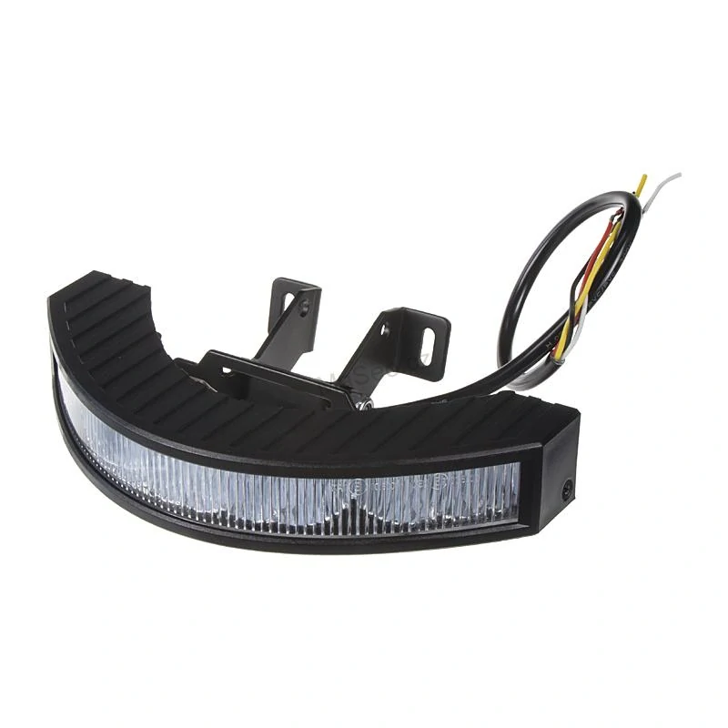 Výstražné LED světlo vnější, 12-24V, 12x3W, modré, ECE R65