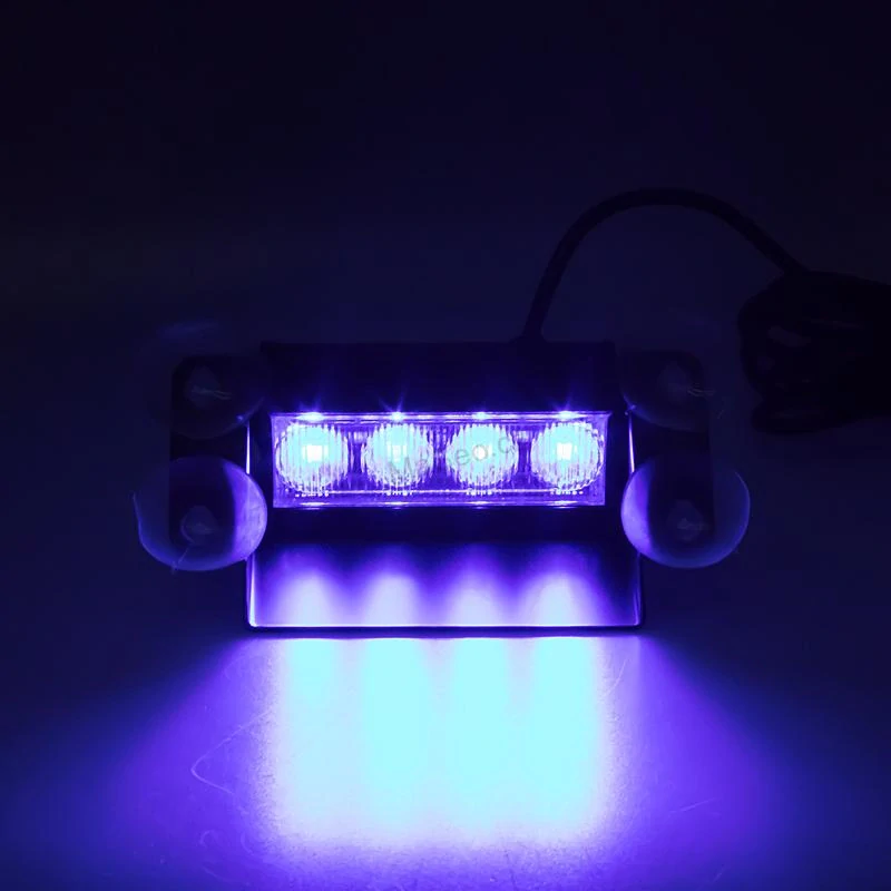 PREDATOR LED vnitřní, 4x3W, 12-24V, modrý, 145mm