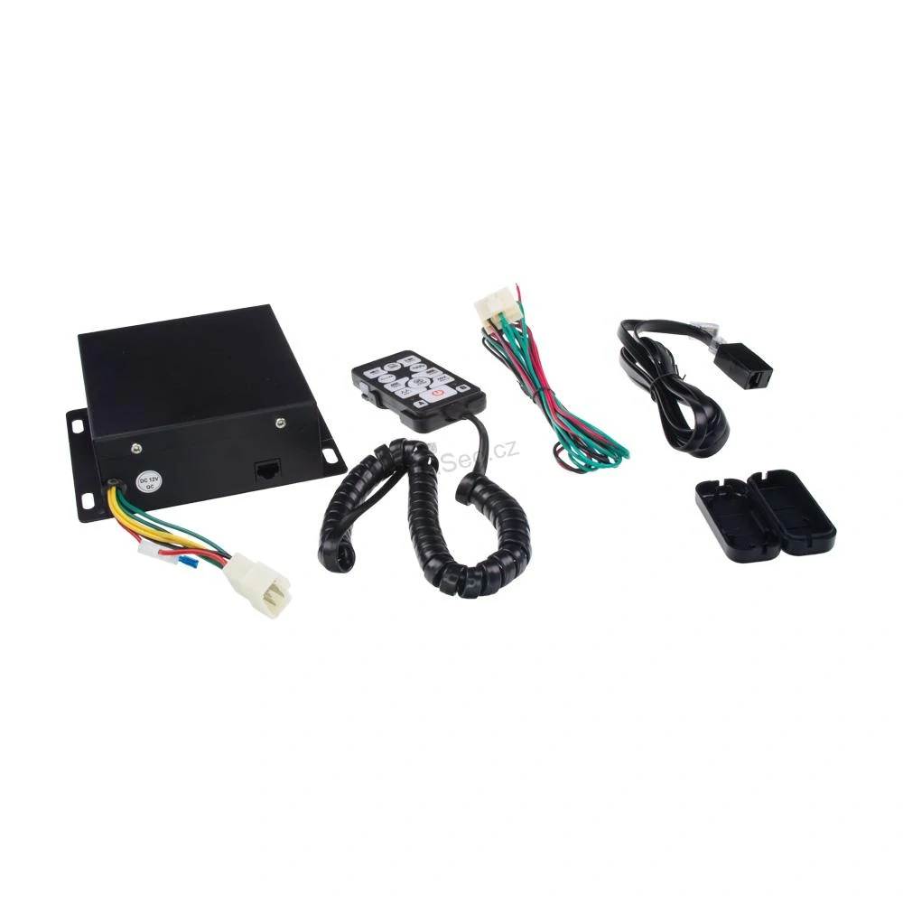 Profesionální výstražný systém s mikrofonem 100W, 12V