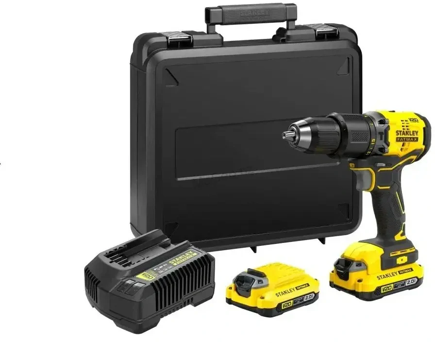 STANLEY FATMAX Vrtačka AKU s příklepem SFMCD715D2K (2x2 Ah)