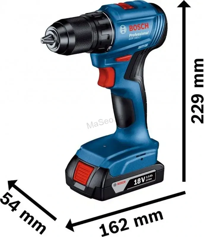 Bosch GSR 185-LI (1x 2.0 Ah)