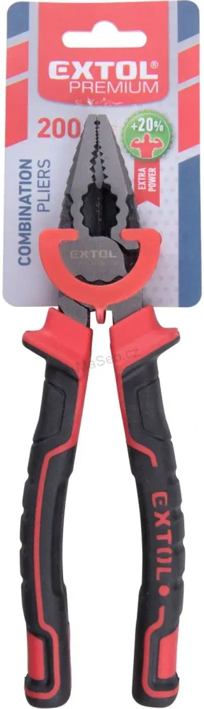 EXTOL PREMIUM kleště kombinované POWER, 200mm
