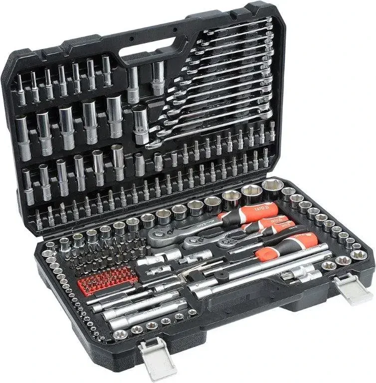 YATO Gola sada 1/2", 3/8", 1/4" 216 ks