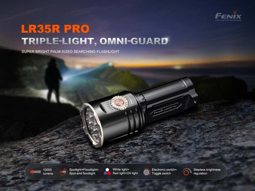 Nabíjecí pátrací svítilna Fenix LR35R PRO