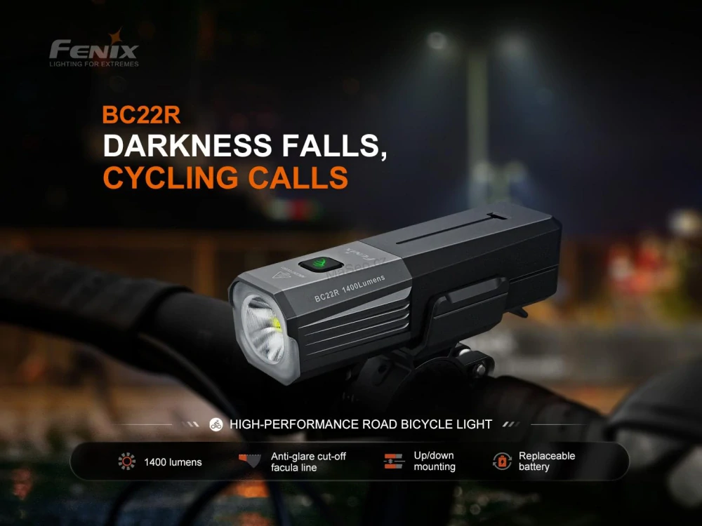 Nabíjecí cyklosvítilna Fenix BC22R