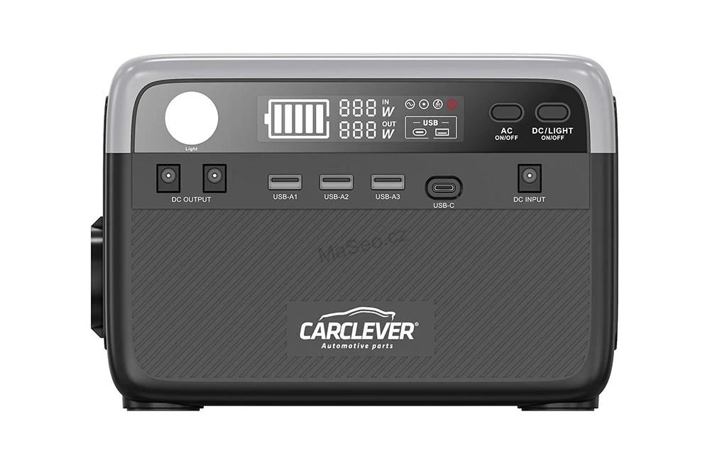Nabíjecí stanice CARCLEVER - powerbanka, 230,4 Wh, AC-300W