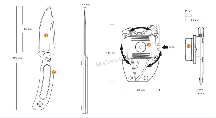 Nůž Ruike Hornet F815