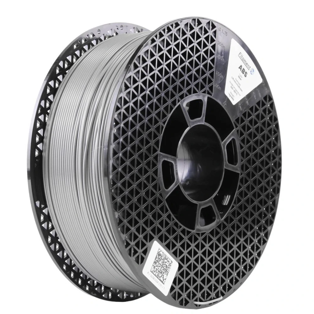 ABS - Stříbrná 1,75 mm; 1 kg