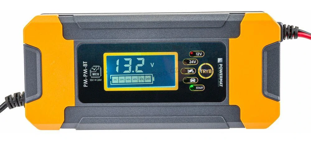 Nabíječka baterií s mikroprocesorem 12/24V PM-PM-8T
