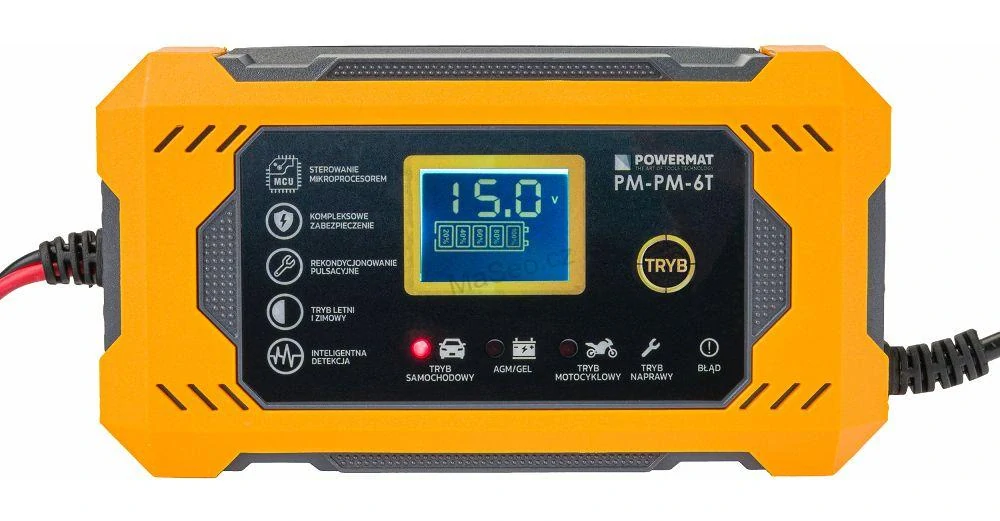 Nabíječka baterií s mikroprocesorem 12V PM-PM-6T