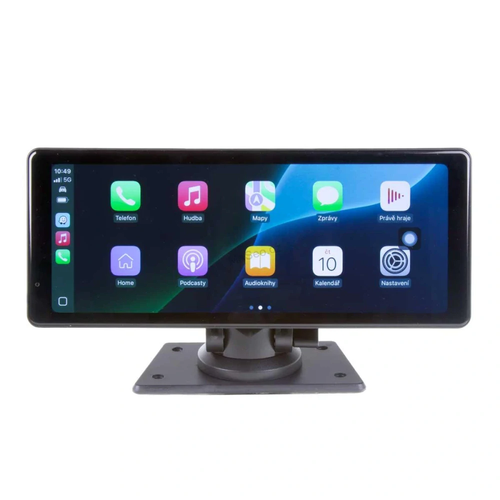 Monitor 10,26" s Apple CarPlay, Android auto, Bluetooth, micro SD, 2K DVR + kamerový vstup